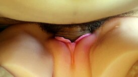 a thick cock slides in slowly with sweet moans