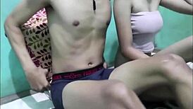 Holy Hell, Real Asian Couple Bangs Hard After Massage!