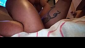 Colombian stepfather fills brazilian vagina with cum in intense fucking