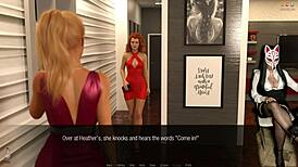 Stockings with Straps and Upskirt on Jessica Oneil's Hard News!