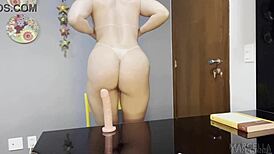 Brunette Amateur Toys Her Pussy Solo