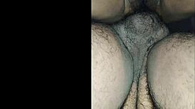 A voluptuous woman bent over receives an intense blowjob while masturbating in doggystyle position