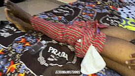 Naughty bitch creams on my cock