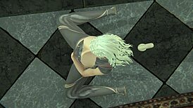 In this 3d porn, jaheira eagerly sucks the cock, leading to intense facial cumshots.