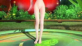 megurine luka in popipo project diva nude mod full nude bunny costume 😍