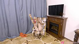 Solo Blonde Jessika Blond Rubs Her Wet Pussy In 4K