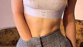 Petite Teen Maiskii Masturbates with Dildo to Intense Orgasm