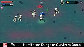 they entered the humiliation dungeon for a wild femdom game demo