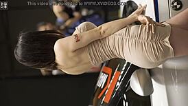 hot seoul korean racing girl showing off her style