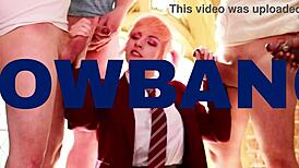 wow, watch 18-year-old redhead victoria teased and edged by her classmate!