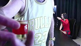 “Hey, did Monica Lima lose the bet and strip to show her boobs?”