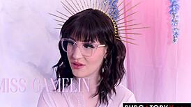 Watch La Petite And Miss Gamelin Scissor And Lick Pussies! So Hot!