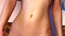 Petite Teen Maiskii Masturbates with Dildo to Intense Orgasm