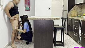 Teen Schoolgirl Groped and Fucked by Private Teacher in Raw Session