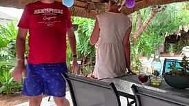 Sexy ex-wife bends over for me to pound her tight pussy.