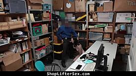 Teen suspect caught stealing at the shop gets punished