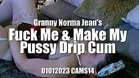 Granny Norma Jeans Craves Hard Missionary Pussy Action.