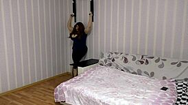 Milf's fitness interrupted by fucking