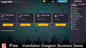 they entered the humiliation dungeon for a wild femdom game demo