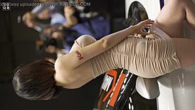 hot seoul korean racing girl showing off her style