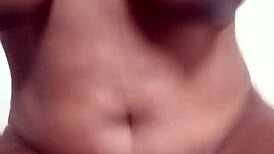 melina sits on big black cock with petite body