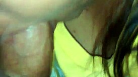 Young Peruvian amateur gives special blowjob leading to cum