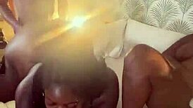 BTS FirehouseXXX interview leads to orgy with big tits.