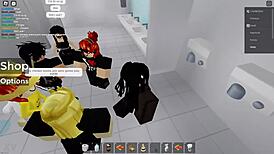 Roblox Girl Fucked In Public Bathroom