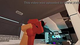 Slut Gets Fucked By Random Guy In Roblox.