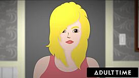 i-i caught kenna james masturbating and she used my dick instead, oh god