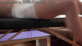 Ugh, I’m like totally into this groin stretch in tight spandex with a mini soccer ball… ya know?