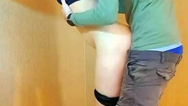 Stranger Intensely Fucks Slim Tanned Girl Next Door With Monster Cock