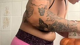 redhead bbw cums on bbc over n over again