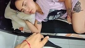 I Shock My Stepsister With My Cock in Her Mouth - Spanish Heat