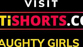 Big Tits Mila Garcia Ass Fucked in Tight Shorts