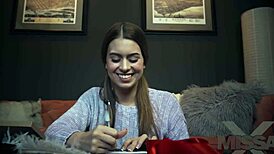 Hey, Check Out Missax Taboo Triangle Ep 2. What’s With This Blindfolded Creampie Action?