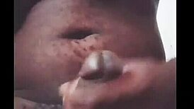 Yo, watch me jerk my big black cock live homemade!
