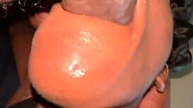 Big Dick Teases Her Face in Wild POV Action