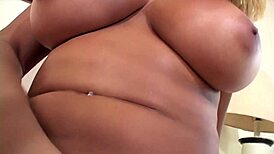 Babalu Pulled Off Rack for Hard Shaved Fuck