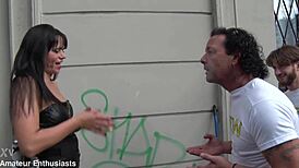 Svetlana gives crazy blowjobs in wild orgy with double penetration.