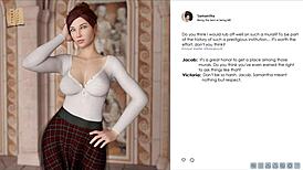 hey, check out lust academy 63 with that cute outfit 😍