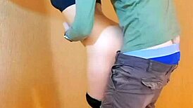 Stranger Intensely Fucks Slim Tanned Girl Next Door With Monster Cock