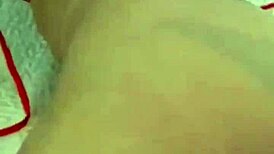 Fucking my friend with my rubber dick in lesbian action