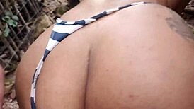 Giving My Ass to This Huge Cock on Waterfall Trail! Scared of Getting Caught, Luna Oliveira and Vagninho Leave My Hole Dripping Again