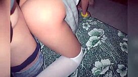 Stepmom leads wild family threesome in living room. Ourbadmom captures every hardcore moment.