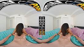 I'm watching virtual porn where gorgeous ashlyn peaks in a swimsuit makes tony rubino crazy to fuck her, and it's driving me nuts!