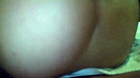 missionary rough fuck and creampie for the cheating wife, then fucked again in clothes.