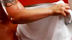 i seduced masseuse jasmeen lefleur and got so lucky with her big tits and long blonde hair