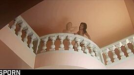 I fucks sensul brunette milf in white lingrie with romatic anal sex.