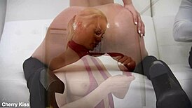 Beautiful Blonde Prostitute Delivers Intense Ass-to-Mouth Riding on Monster Cock